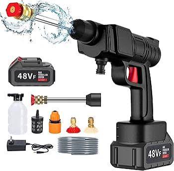 PISTOLA DE HIDROLAVADORA DE 2 BATERÍAS 48W