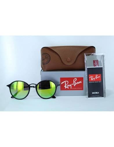 RAYBAN ROUND FLECK NEGRO+ESTUCHE TIPO ORIGINAL